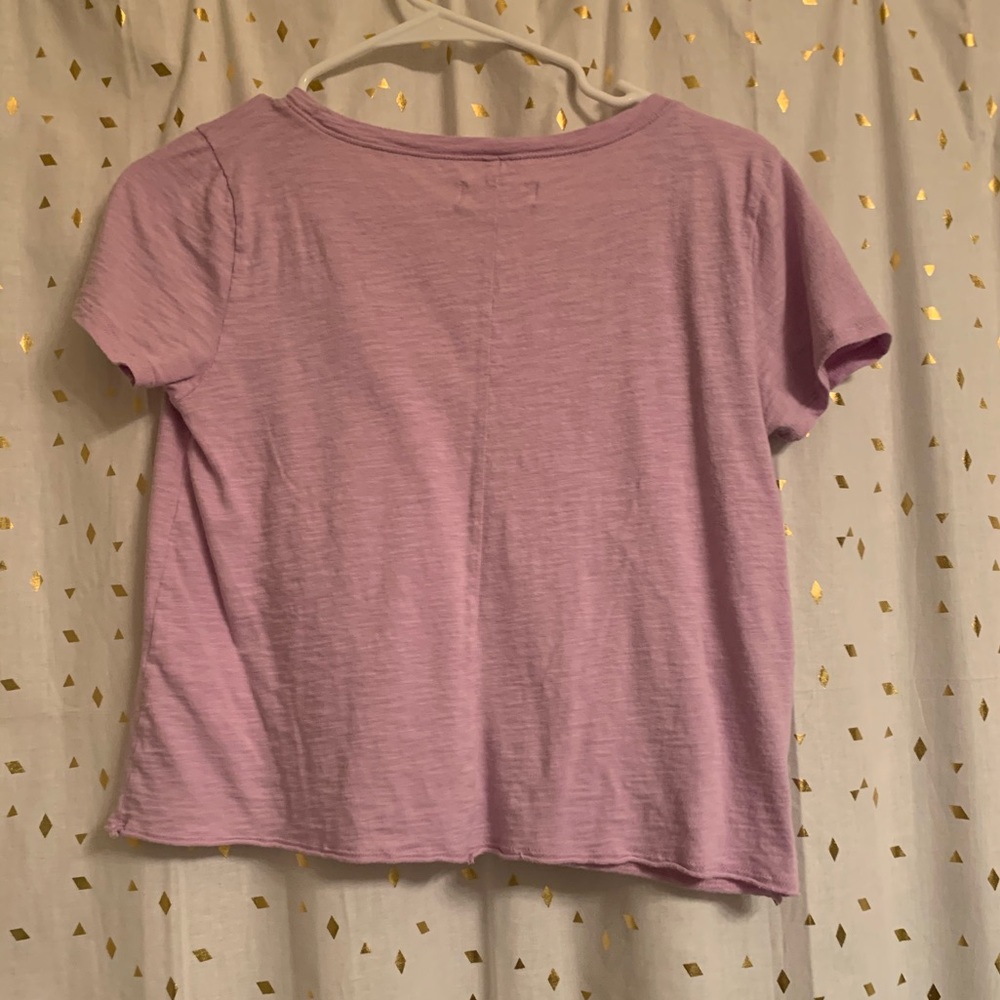 HOLLISTER PURPLE RUFFLE SHIRT - Picture 2 of 3